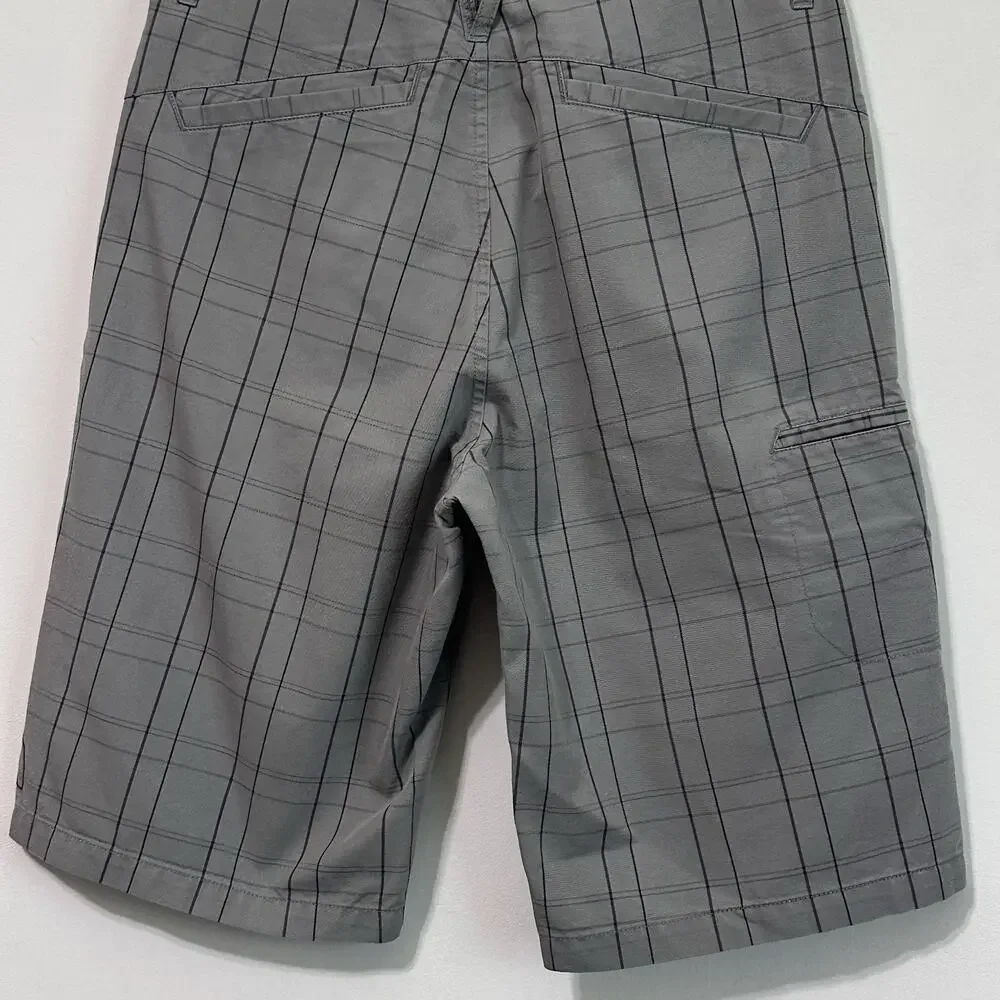 The North Face Shorts Mens‎ 30 Gray Plaid Cargo 11